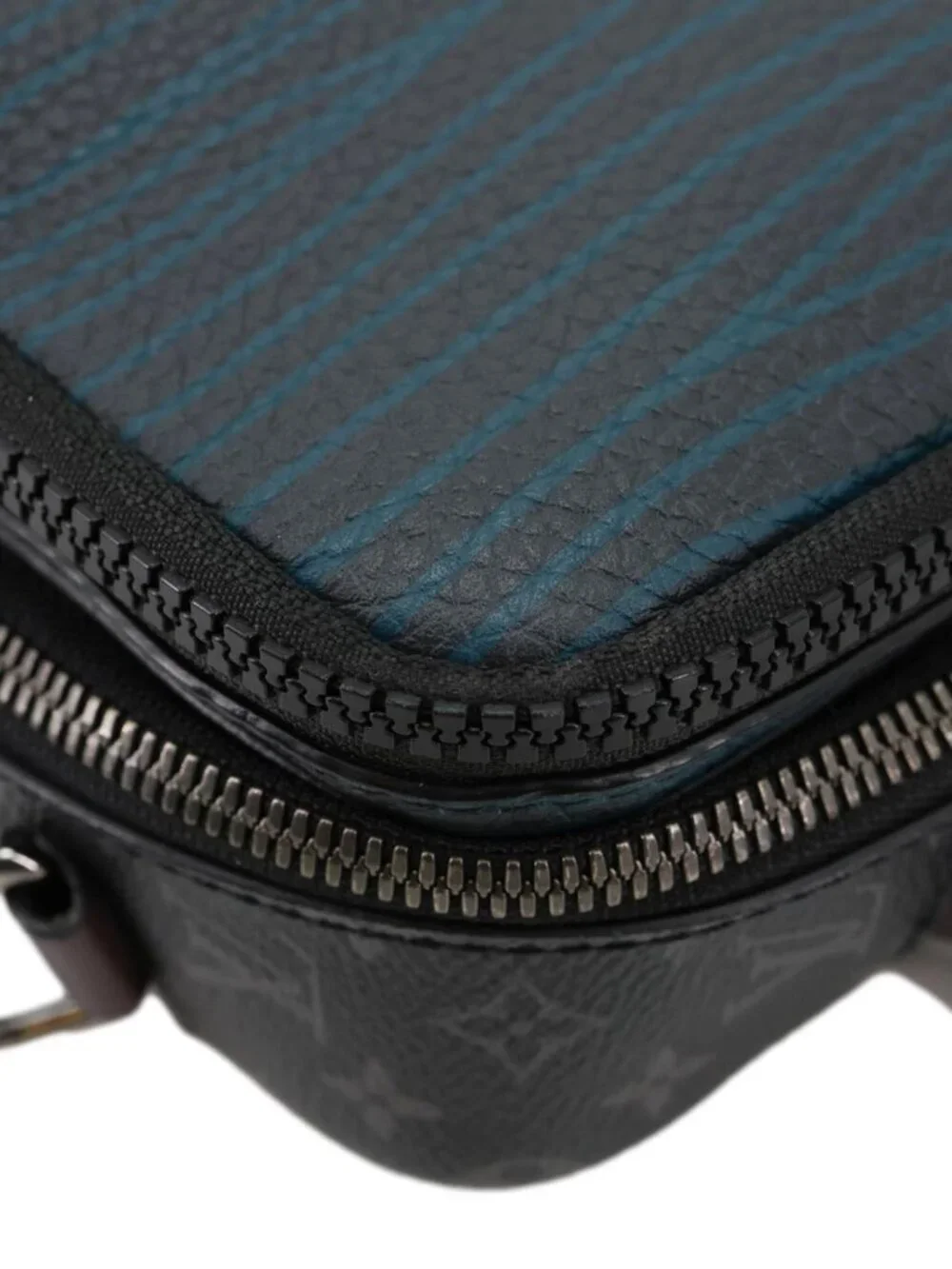 Louis Vuitton  Multipocket Patchwork Monogram Eclipse Canvas Messenger Bag Black